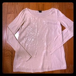 Sequined Tunic Top